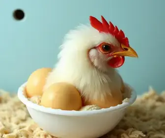 Quanto tempo leva para a galinha chocar o ovo depois de botar?