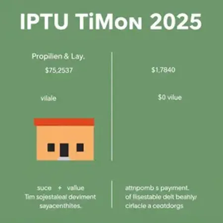 IPTU Timon 2025: Valor, Data, Reajuste e Vencimento